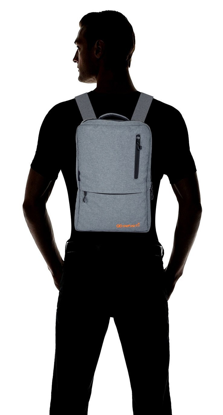 INFINITI Prime Formal Backpack (Light Grey)