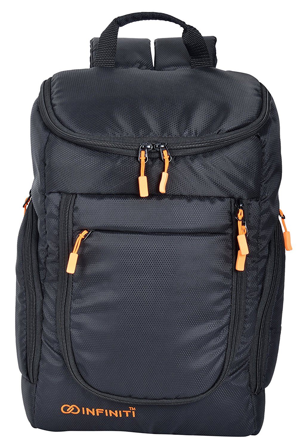 INFINITI Trendy Backpack (Black&Orange)