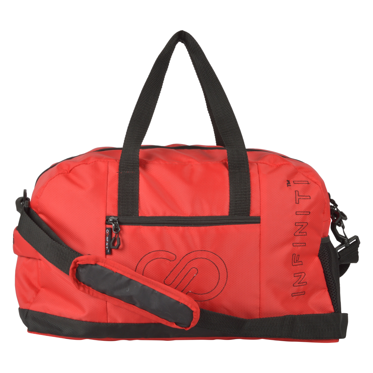 Trim Red Travel Duffel Bag